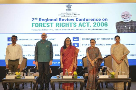 Tribal Affairs Ministry says 25 lakh titles distributed under Forest Rights Act Tribal Affairs Ministry says 25 lakh titles distributed under Forest Rights Act