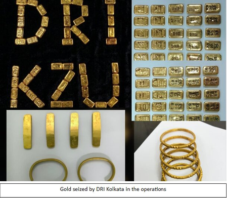 DRI seizes 7.8 kg smuggled gold worth Rs 11.5 crore, arrests 6
