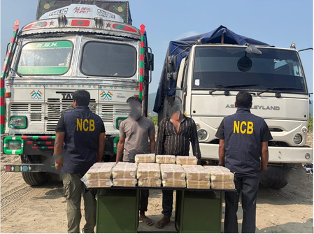 NCB seizes 53 kg drugs worth Rs 43 crore in Guwahati, arrests two NCB seizes 53 kg drugs worth Rs 43 crore in Guwahati, arrests two