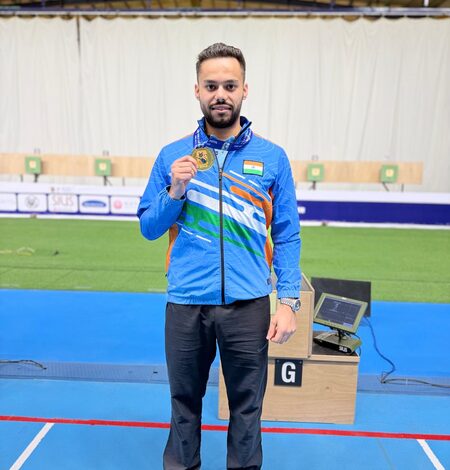 ISSF World Cup: Udhayveer Singh clinches gold in men’s 10m air pistol