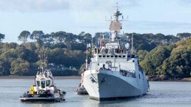 INS Trishul arrives in UK’s Plymouth for Exercise Konkan-26 with Royal Navy
