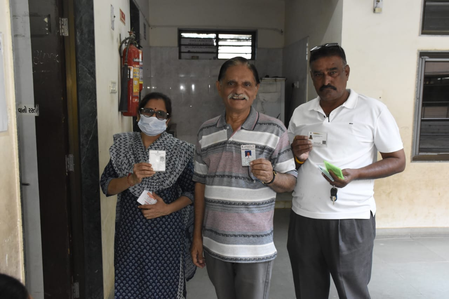 Gujarat: Gandhinagar civic polls record 59.25 pc turnout; EVMs sealed, counting on Oct 13 Gujarat: Gandhinagar civic polls record 59.25 pc turnout; EVMs sealed, counting on Oct 13