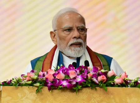 PM Modi urges students to dream big, help build a developed India by 2047 PM Modi urges students to dream big, help build a developed India by 2047
