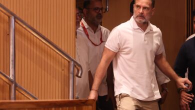 ‘Who are they blackmailing?’: Rahul Gandhi’s dig at BJP-RSS over ‘Epstein-Puri picture’