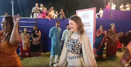 Navaratri: Delegates from 30 nations attend Garba Festival at Vadodara’s Laxmi Vilas Palace