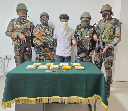 Assam Rifles seize methamphetamine tablets worth over Rs 2 crore in Tripura, one arrested Assam Rifles seize methamphetamine tablets worth over Rs 2 crore in Tripura, one arrested
