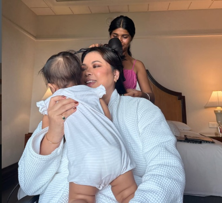 Randeep Hooda’s wife Lin Laishram gives a glimpse of the struggles of getting ready as a mom Randeep Hooda’s wife Lin Laishram gives a glimpse of the struggles of getting ready as a mom