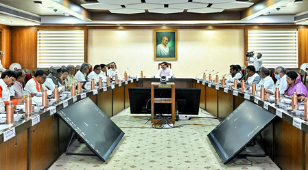 MP Cabinet pledges to build developed state by 2047, credits PM Modi’s leadership (Lead) MP Cabinet pledges to build developed state by 2047, credits PM Modi’s leadership (Lead)