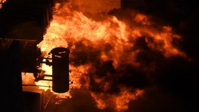 Four burnt alive as car catches fire in Vijayawada