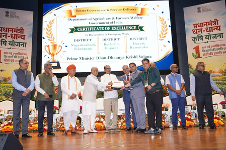 Gujarat: 3 districts win national awards for irrigation, governance under farm development scheme Gujarat: 3 districts win national awards for irrigation, governance under farm development scheme