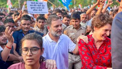 Rahul Gandhi manhandled female journalist, claims BJP; Congress hits back Rahul Gandhi manhandled female journalist, claims BJP; Congress hits back