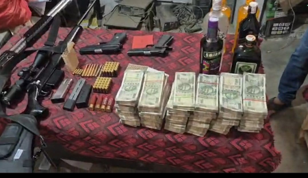 Bihar’s East Champaran police raid land mafia’s house; seize Rs 27 lakh cash, arms