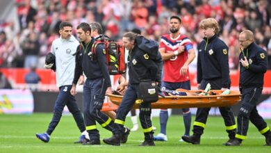 Lille threaten legal action after ‘dangerous tackle’ leaves Santos injured 