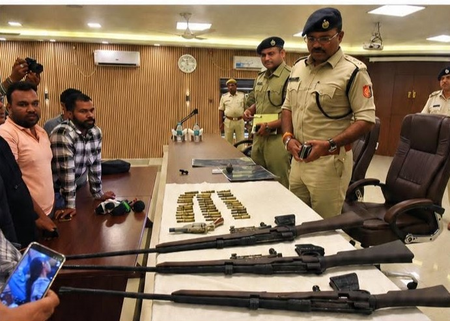 Bengal Police recover huge cache of arms, ammo from abandoned Maoist camp in Purulia