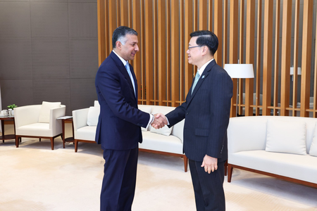Indian envoy meets Hong Kong Chief Executive, discusses strengthening bilateral ties Indian envoy meets Hong Kong Chief Executive, discusses strengthening bilateral ties