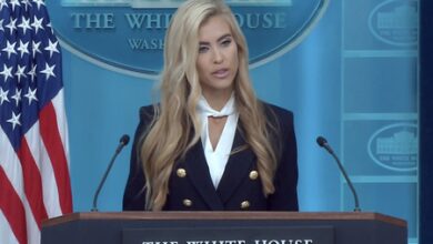 New WH Press Secretary Zacharia debuts with midterm pitch, cuts briefing short for Alaska
