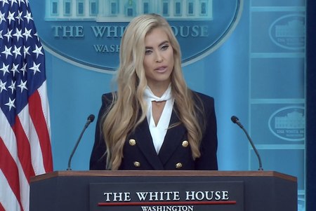 New WH Press Secretary Zacharia debuts with midterm pitch, cuts briefing short for Alaska
