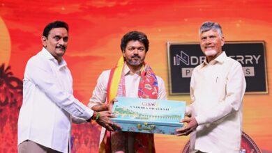 Tamil Nadu CM Vijay participates in Vijayawada Utsav 2.0