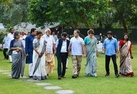 Rahul Gandhi trying to ‘protect infiltrators’, claims BJP after INDIA Bloc vows to remain united in fight against ECI