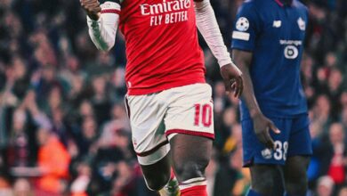 Champions League: Arsenal score three goals in seven minutes to beat Lille Champions League: Arsenal score three goals in seven minutes to beat Lille