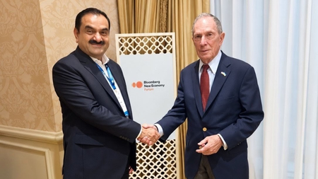 Gautam Adani shares what Michael Bloomberg’s vision means for India