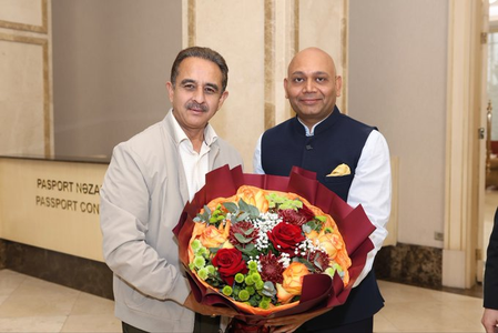 MoS Kirti Vardhan Singh arrives in Azerbaijan for seventh summit of CICA MoS Kirti Vardhan Singh arrives in Azerbaijan for seventh summit of CICA