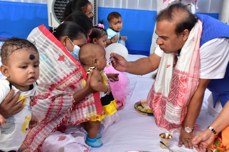 Himanta Sarma links Maa Kushmanda worship with fight against anaemia, malnutrition