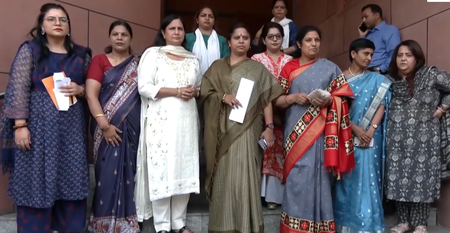 BJP delegation meets NCW chief, seeks action against MP in JNU sexual harassment case BJP delegation meets NCW chief, seeks action against MP in JNU sexual harassment case