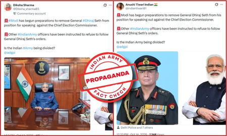 ‘Part of Pakistan’s disinformation campaign: Army trashes ‘claim’ of Gen Dhiraj Seth’s removal