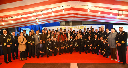 Deepening bilateral maritime bonds: INS Sahyadri hosts reception in Russia’s Vladivostok