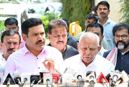 Third CM under Congress rule not surprising amid internal feud, alleges Karnataka BJP Third CM under Congress rule not surprising amid internal feud, alleges Karnataka BJP