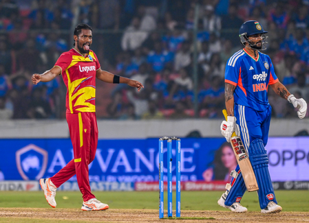 Keemo Paul highlights slower balls helped West Indies beat India in Hyderabad