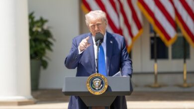 ‘Please pretend I’m running’: Trump asks voters ahead of Nov midterms