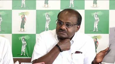 K’taka sting Op row: Kumaraswamy dares CM Shivakumar, Priyank Kharge to arrest him K’taka sting Op row: Kumaraswamy dares CM Shivakumar, Priyank Kharge to arrest him