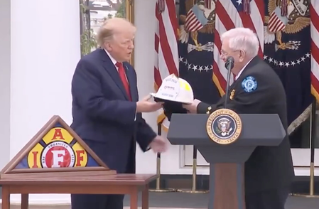Trump seeks death penalty for firefighter killers