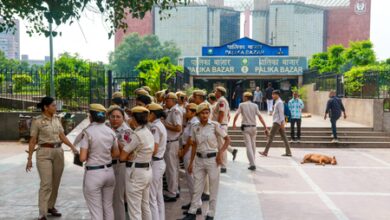 Digvijaya Singh accuses Delhi Police of using force against peaceful protesters Digvijaya Singh accuses Delhi Police of using force against peaceful protesters