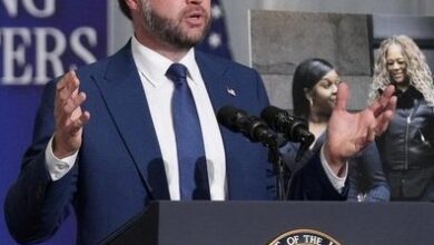Vance invokes wife Usha in fiery Michigan attack on Democrat El-Sayed over ‘identity’ row Vance invokes wife Usha in fiery Michigan attack on Democrat El-Sayed over ‘identity’ row