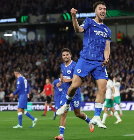 Conference League: Brighton start well 4-0 win over Zalgiris