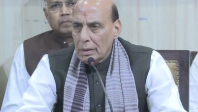 Rajnath Singh accuses Cong of seeking ‘regime change’, says ‘they want power by creating anarchy’ Rajnath Singh accuses Cong of seeking ‘regime change’, says ‘they want power by creating anarchy’