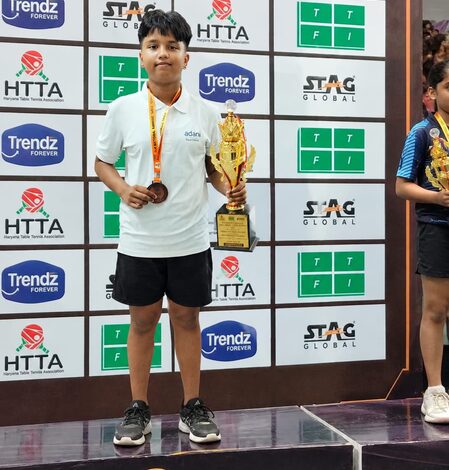 ‘Garv Hai’ athlete Divija Paul bags bronze at National Ranking Table Tennis Championship