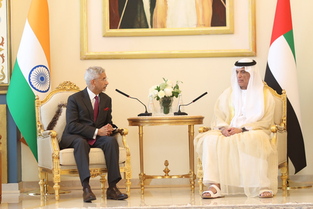 EAM Jaishankar and Ras Al Khaimah ruler discuss India-UAE ties, Gulf situation EAM Jaishankar and Ras Al Khaimah ruler discuss India-UAE ties, Gulf situation