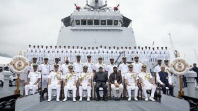 V-P Radhakrishnan commissions Navy’s first indigenous multi-purpose vessel Samarthak