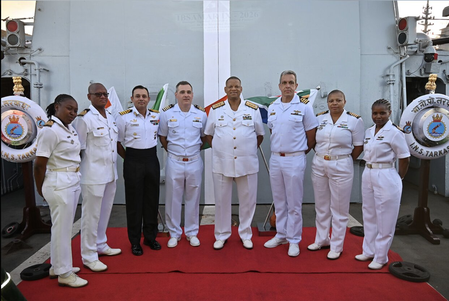 INS Tarkash sails from South Africa’s Simon’s Town for sea phase of IBSAMAR exercise