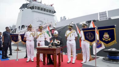 Newly commissioned multi-purpose warship INS Samarthak has 75 pc indigenous equipment Newly commissioned multi-purpose warship INS Samarthak has 75 pc indigenous equipment