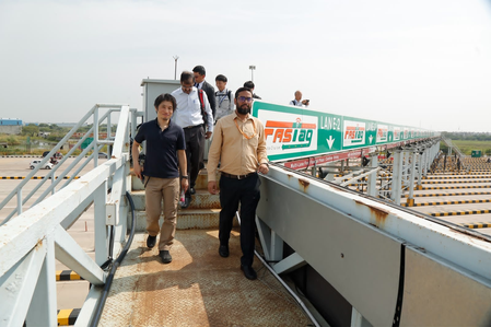 Japanese delegation visits MLFF tolling system near Delhi Japanese delegation visits MLFF tolling system near Delhi