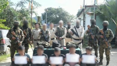 Five suspected UNLF (G-5) members apprehended in Manipur