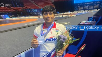 Amruta Pujari wins silver in women’s 72kg in Under-23 Wrestling World Championship