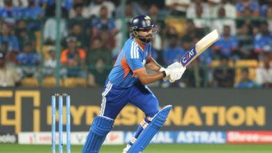 5th T20I: Rain cuts short India’s innings at 118/5 in decider against the West Indies