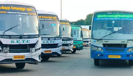 TN Ayudha Puja rush: 4.15 lakh travelled from Chennai on 9,571 bus services in three days TN Ayudha Puja rush: 4.15 lakh travelled from Chennai on 9,571 bus services in three days