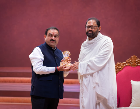 Seva is highest form of sadhana: Gautam Adani after visit to Shrimad Rajchandra Ashram in Gujarat Seva is highest form of sadhana: Gautam Adani after visit to Shrimad Rajchandra Ashram in Gujarat